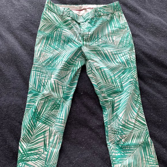 Banana Republic Avery Palm Leaf Pants - Picture 2 of 4